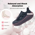thumbnail image 5 of Artlea Wide Toe Box Shoes Women Arch Support Walking Shoes Plantar Fasciitis Orthotic Tennis Sneakers for Foot Pain Relief and Long Standing, 5 of 7