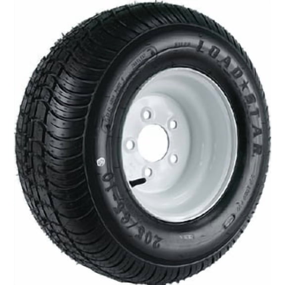 Kenda Trailer Tire On Rim #5247 215/65-8 215-65 Load Range C 5 Bolt White