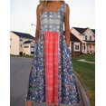 thumbnail image 3 of Vestido Medlor Boho para mujer 2025, verano, sin mangas, estampado floral, 3 of 6