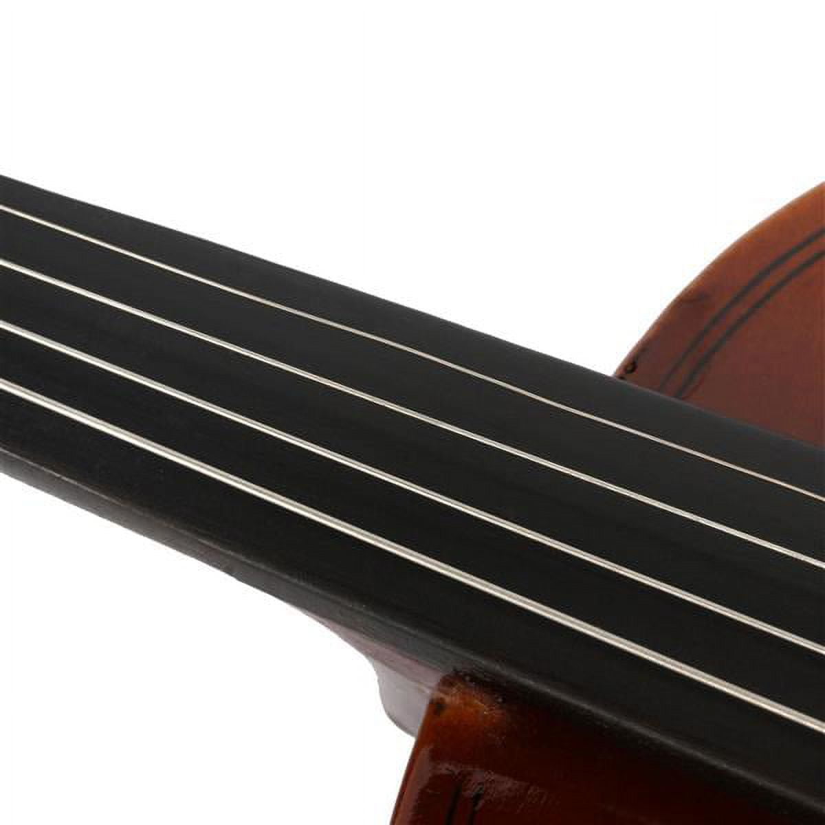 New 3/4 Acoustic Violin Case Bow Rosin Natural