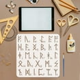 thumbnail image 3 of 1pc Alphabet Stencil for Painting with Brush 11.8x11.8 Inch Reusable Alphabet English Painting Template for Painting on Wall Wood Furniture DIY Home Decoration White, 3 of 9