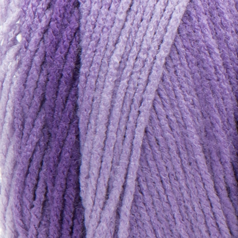 Red Heart Super Saver Yarn, 10.3 oz - PLUM PUDDING #0940, Pink and Purple  Ombre