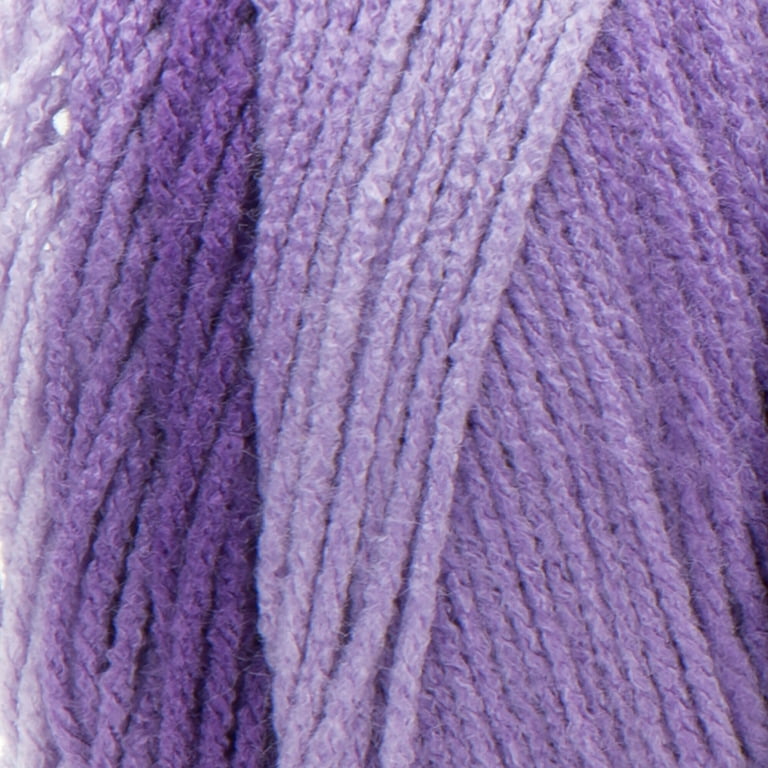 Red Heart Super Saver Ombre™ #4 Medium Acrylic Yarn, Violet 10oz
