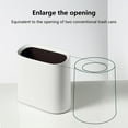 thumbnail image 5 of Vikakiooze Slim Plastic Trash Can Recycle Trash Can Bin Slim Garbage Bin, Plastic Narrow Wastebasket For Bedroom, Bath, Office,Laundry,Kitchen,Toilet，Detachable Trash, 5 of 6