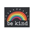 thumbnail image 5 of VILOVE Be Kind T Shirt Women Rainbow Graphic Tees Tops Funny Inspirational Casual Short Sleeve Shirts, 5 of 7