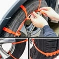 thumbnail image 2 of pathside 2025 Reusable Anti Snow Chains, Portable Snow Tire Chain Snow Chains for Car, SUV and Trucks, Automobile Chains, Sedans, Tire Width 145-295mm (20PCS), 2 of 6