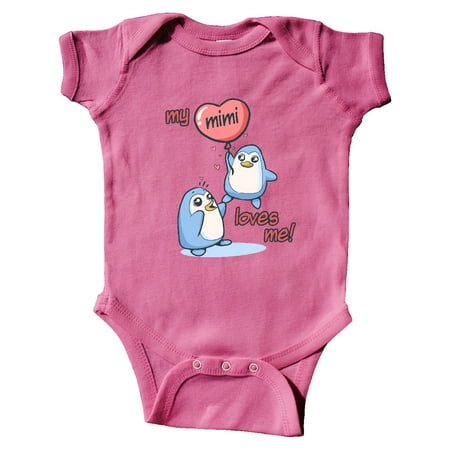 

Inktastic My Mimi Loves Me Gift Baby Boy or Baby Girl Bodysuit