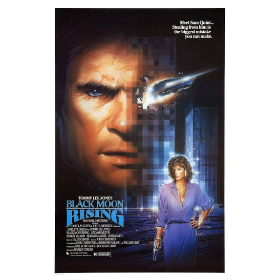 Black Moon Rising Movie Poster Reprint 27inx40in for any room 27x40 Square Adults Poster Time