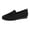 Black_010, variant on Domuza Women's Ballet Flats Knit Dress Shoes Comfortable Casual Dressy Shoes Work Flat Round Toe Slip On Ballerina Flats for Women Navy 9（EU-42）