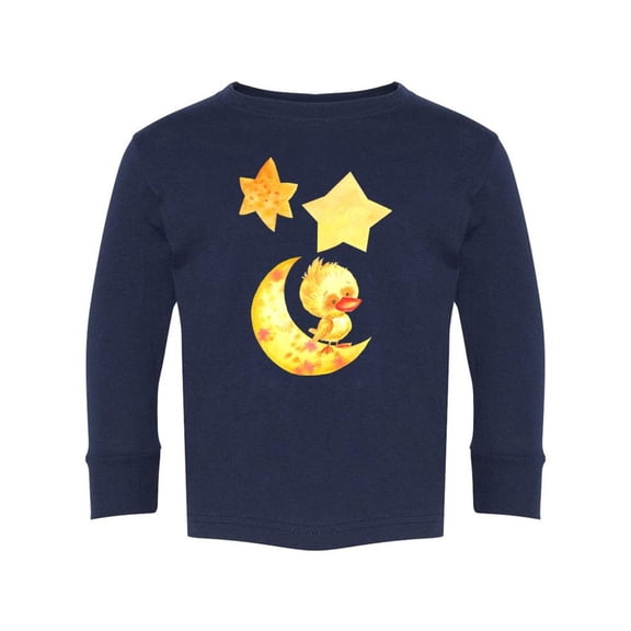 Moon Star Duckling Long Sleeve Toddler -Image by Shutterstock,  4 Toddler