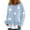 Sky Blue, variant on Women Cardigan Heart-shaped Embroidered Knit Sweater Slim O-neck Long Sleeve Sweater Outfits Clothes