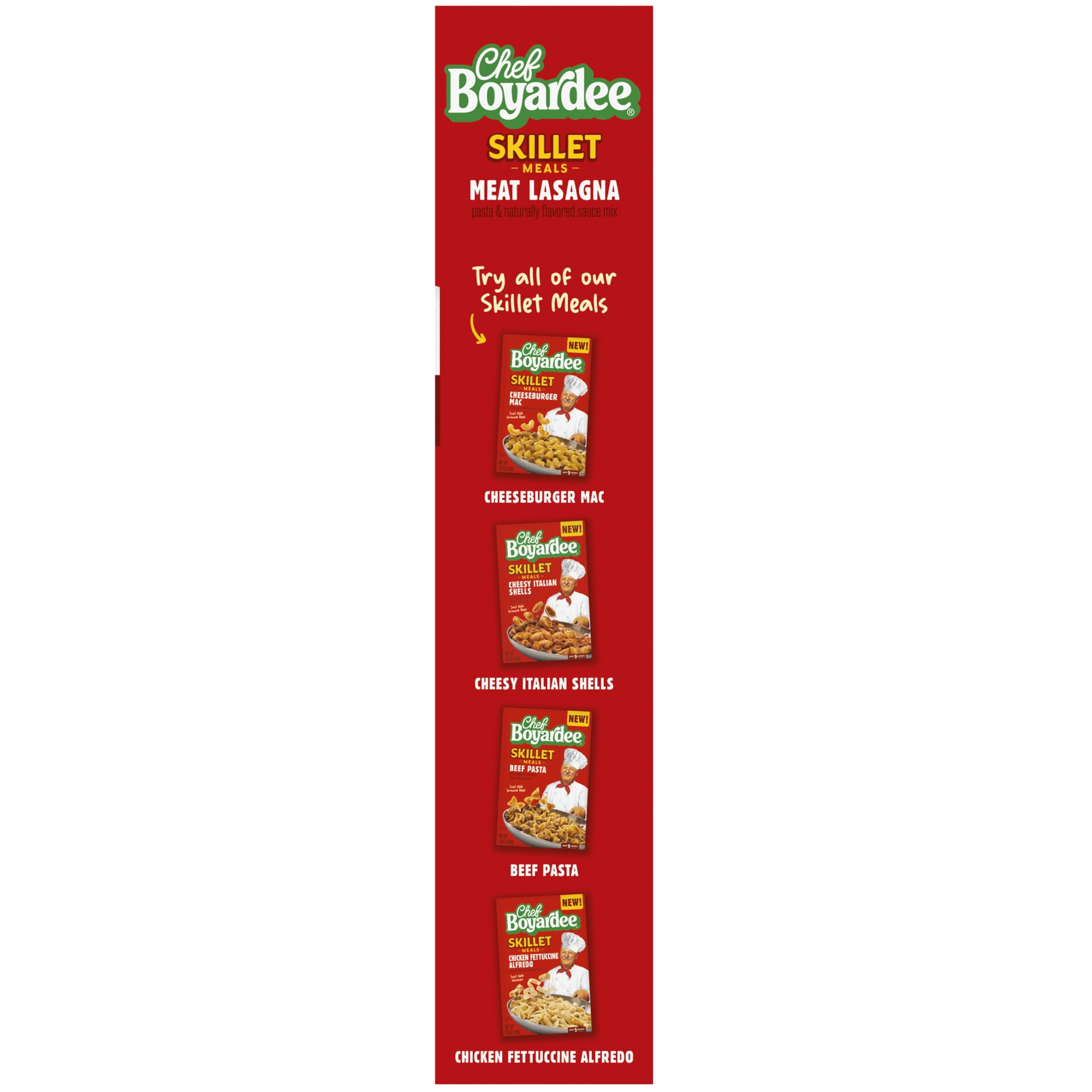 Chef Boyardee Ready-to-Serve Meat Lasagna Skillet Meal, 5.3 oz Packaged Meal