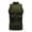 Army Green, variant on Men's Compression Tank Top, Mock Turtleneck Sleeveless Shirt, Fitted Athletic Base Layer for Gym Workout Size 2XL Brown