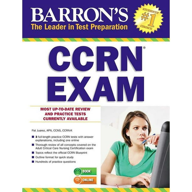 Barron's Test Prep Ccrn Exam with Online Test (Paperback) Walmart