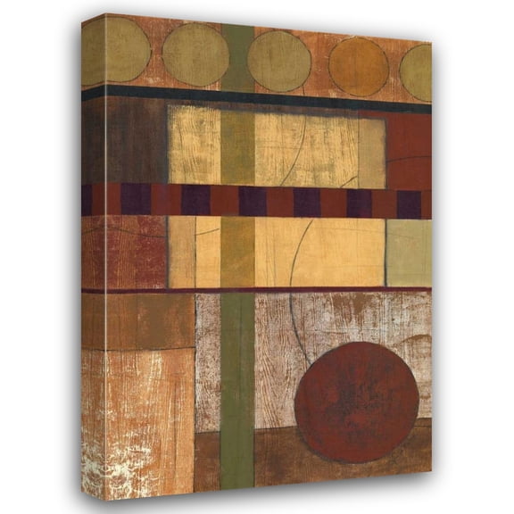 John Kime 13x18 Gallery Wrapped Canvas Wall Art Titled - Earth Structure II