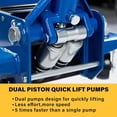thumbnail image 6 of Ktaxon 3 Ton Floor Jack, Heavy Duty Hydraulic Floor Jack, 20" Max Lift, Blue, 6 of 9