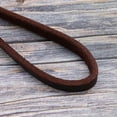 thumbnail image 5 of Braided Leather Dog Leash Durable Pet Rope Strong Training Traffic Walking Leash Waterproof Leash for Large Dogs Brown, 5 of 5