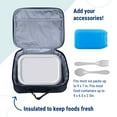 thumbnail image 3 of Wildkin Kids Insulated Lunch Box for Boy and Girls, BPA Free (Rip-Stop Black), 3 of 7