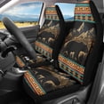 thumbnail image 2 of FOR U DESIGNS Bear Mountian Geometric Pattern Seat Covers for Cars Breathable 2 Pcs Front Seats Only Lightweight Universal Bucket Seat Covers Protector Fit for Automotive Truck SUV, 2 of 7