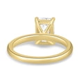 thumbnail image 4 of ESTE ORIGIN 2Ct Emerald Cut Lab-Grown Diamond Solitaire Ring in 10K Yellow Gold Emerald Ring for Women - Emerald Engagement Ring, US 9., 4 of 9