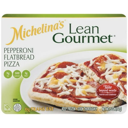 Michelina's Lean Gourmet Pepperoni Flatbread Pizza, 5 oz