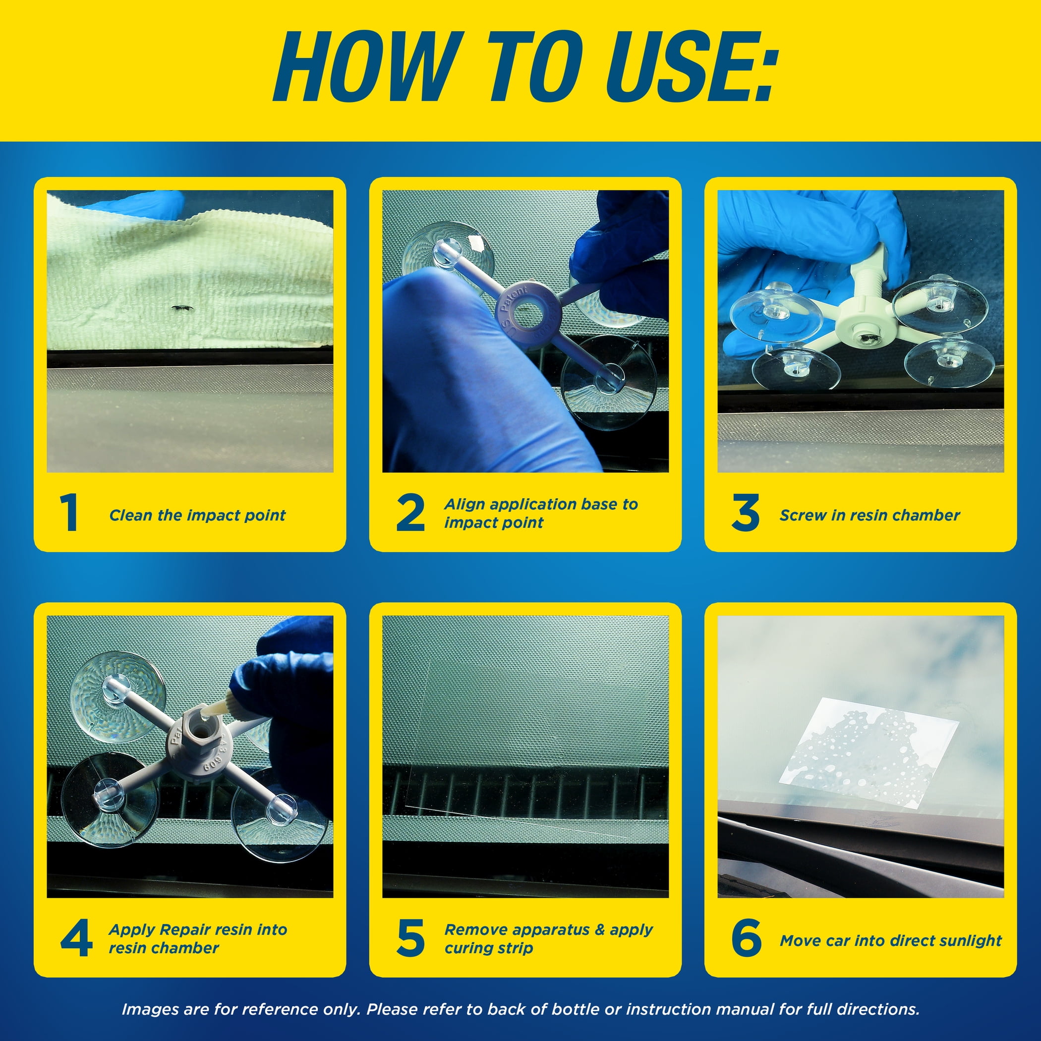 Rain-x Windshield Repair Kit, Saves Time and Money by Repairing Chips and Cracks - 600001