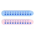 thumbnail image 4 of TA5C Addition & Subtraction Calculator Numbers Matching Digital Decomposition Ruler Pink, 4 of 5