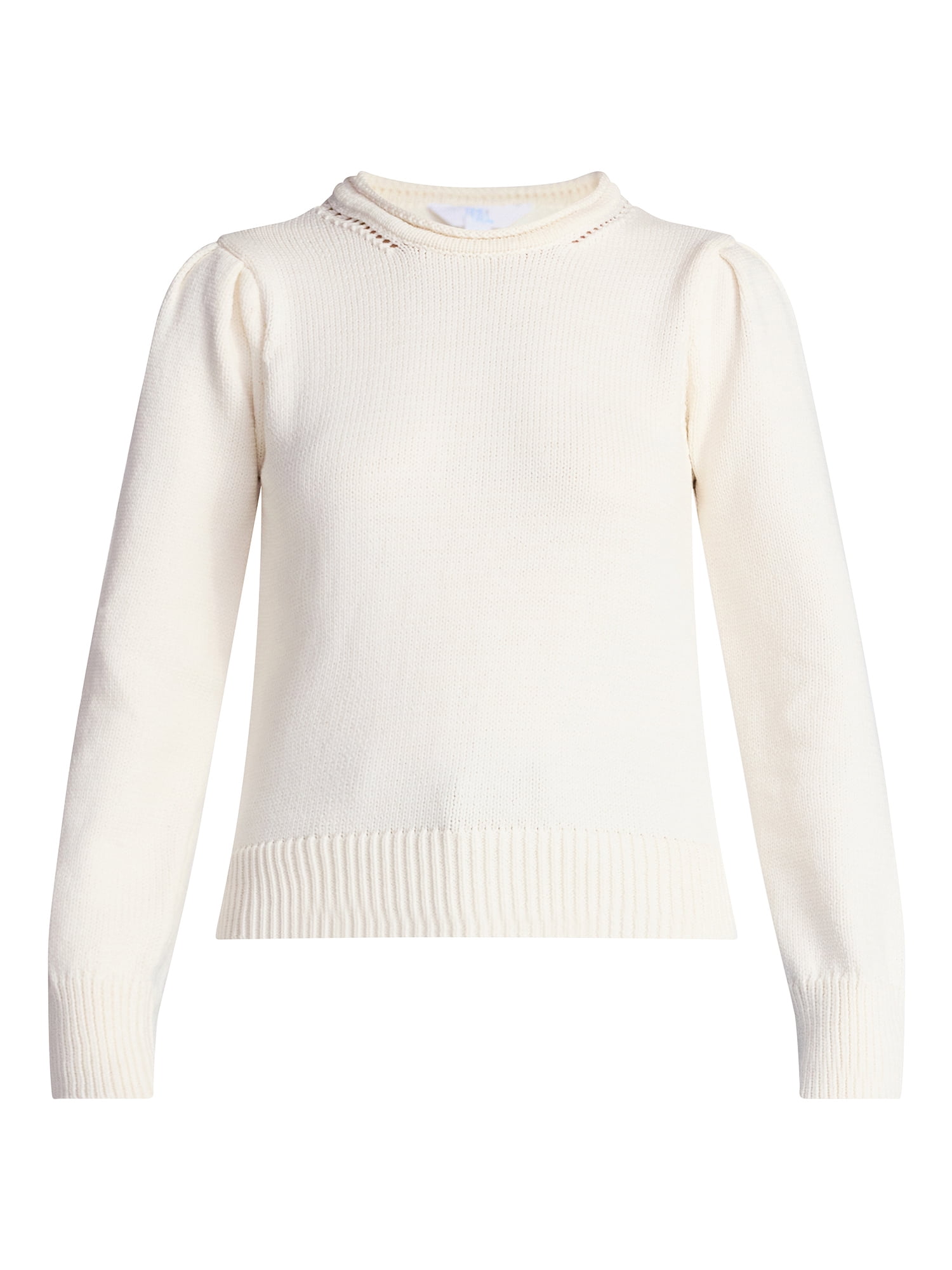 Time and Tru Women's Crewneck Sweater with Long Sleeves, Sizes XS-XXXL