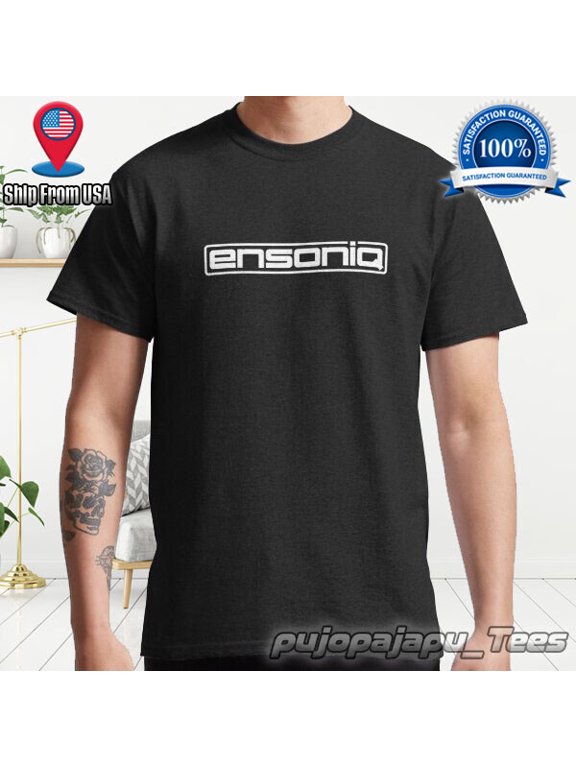 NEW Ensoniq Classic American Funny Logo Man's T-Shirt Size S-5XL