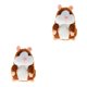 thumbnail image 1 of Bewildely Hámster parlante repite lo que dices Peluche electrónico Marrón claro USB Type1, 1 of 1