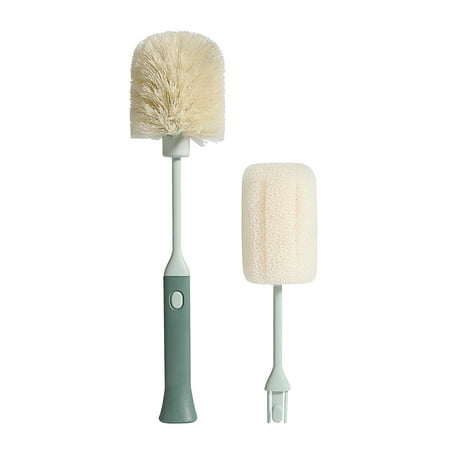 

Ekeka Clearance ! Tool Scrubbing Bottle Brush Detachable Long Handle Tumbler With Replacement Head