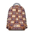 thumbnail image 3 of Boho Tribal Laptop Backpack - 17" Heavy Duty Oxford Fabric, Water-Resistant College Backpack for Women, Large Capacity Daypack for School, Library & Travel, 3 of 6