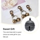 thumbnail image 4 of Billuyoard Perro Bell Cachorro Decoración Perros Suministros Cat Bells Pet Collar Dark Silver Type3 NO3, 4 of 6