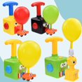thumbnail image 3 of NEW Rocket Balloon Launch Tower Toy Puzzle Fun Education Inertia Air Power Balloon Car Science Experimen Toys for Children Gift, 3 of 6