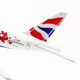 thumbnail image 4 of British B777 Plum Model 15cm Simulation Passenger Plane Aircraft Model 1/400 Scale Plane Static Display Toys, 4 of 15