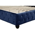 thumbnail image 6 of Sophia Queen 4 Pc Tufted Upholstery Bedroom Set Made With Wood in Blue, 6 of 13