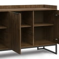 thumbnail image 5 of Simpli Home Milverton 54 inch Wide Solid Acacia Wood Modern Industrial Sideboard Buffet in Rustic Natural Aged Brown, 5 of 11