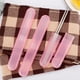 thumbnail image 4 of Estuche para cepillos de dientes de plástico rosa, portátil, para viajar y acampar, 4 of 7