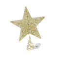 thumbnail image 1 of estrellada para decoración navideña, luz ambiental para celebraciones Oro 30cmx33cm, 1 of 8