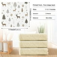 thumbnail image 6 of Yayeee 6 Pack Kitchen Dish Cloths Set for Washing Soft Drying Absorbent Microfiber Towels, Christmas Forest, 6 of 9
