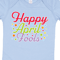 thumbnail image 4 of Inktastic Happy April Fools with Colorful Dots Boys or Girls Baby Bodysuit, 4 of 5