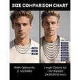 thumbnail image 4 of Bandmax 3MM Black Long Twisted Rope Chain for Men Women 28 Inch Stainless Steel Layer Chain Necklaces Solid Cable Rope Chain for Pendant Jewelry Gift, 4 of 9