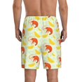 thumbnail image 2 of Mens Pajama Pants - Shrimp Lemon Slices Sleep Shorts Mens Pajama Shorts, Comfy Pj Pants for Mens Lounge Shorts, 2 of 5