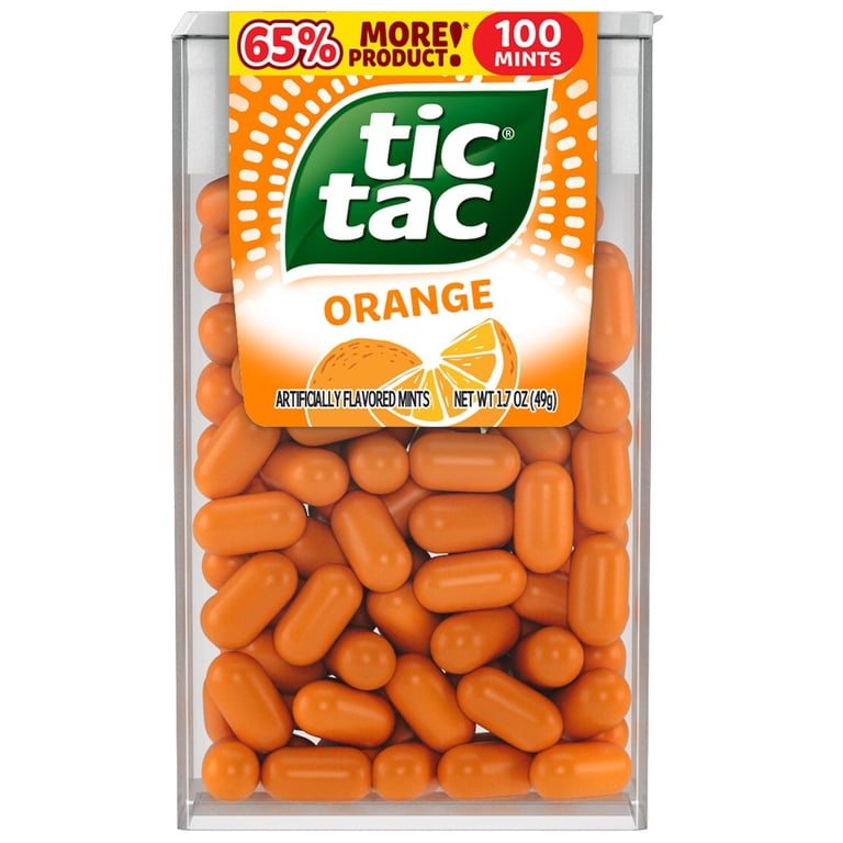 Tic Tac Orange Mints 12 - 1.7 oz Packs - Walmart.com