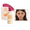 Peony Glow, variant on RUBY VIBE CO Cream Blush Stick, Peach Sorbet Face Blush Makeup, Multi-Use Cheek Lip & Eye Color, 0.21 oz