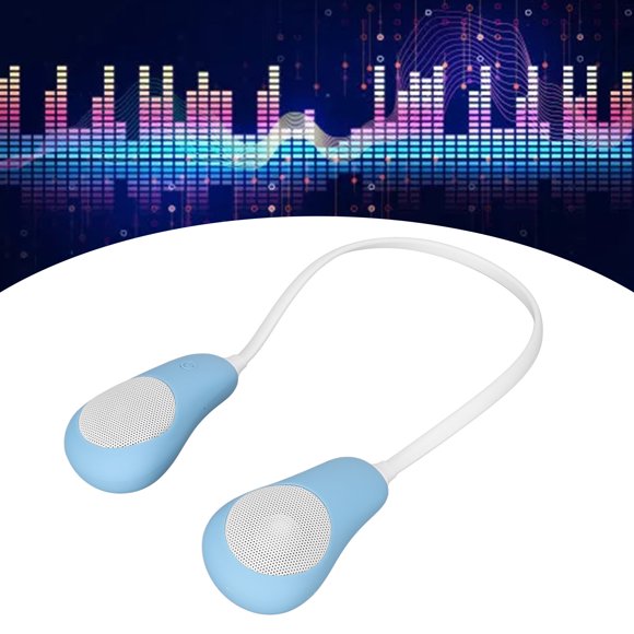 Neckband Speaker, Hands Free Wearable Speaker, 5.0 Lightweight Noise Cancelling Speaker, for Home Sport Outdoor