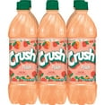 thumbnail image 3 of Crush Caffeine Free Peach Soda Pop, 16.9 fl oz, 6 Pack Bottles, 3 of 8