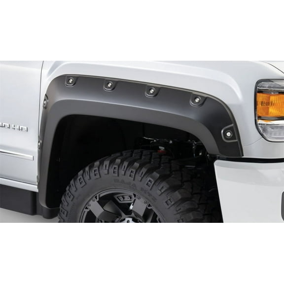 Bushwacker by RealTruck 15-18 GMC Sierra 2500 HD Boss Pocket Style Flares 2pc - Black