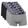 thumbnail image 1 of CHIEMSEE Calzoncillos para Hombre, Paquete de 6 - Calzoncillos, Cintura con Logotipo, Color sólido Negro/gris M (Medium), 1 of 7