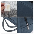 thumbnail image 4 of Unique Bargains Reusable Insulated Lunch Bag with Zip Closure Navy Blue 219 oz, 4 of 7
